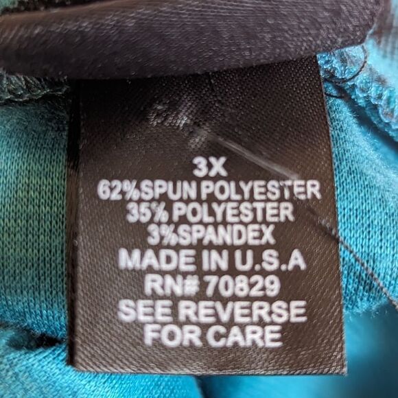 Rue21+ Blue and Black Mini Skirt Plus Size - Picture 6 of 7